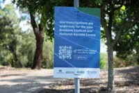 Olympics-Arrests made as police clear protest camp at 2032 stadium site
