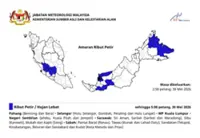Thunderstorm warning issued for five states, KL until 5pm on May 30