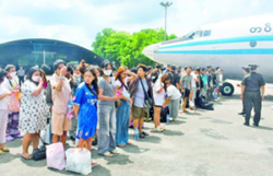 Myanmar brings home 75 nationals rescued from online scam centres in Cambodia