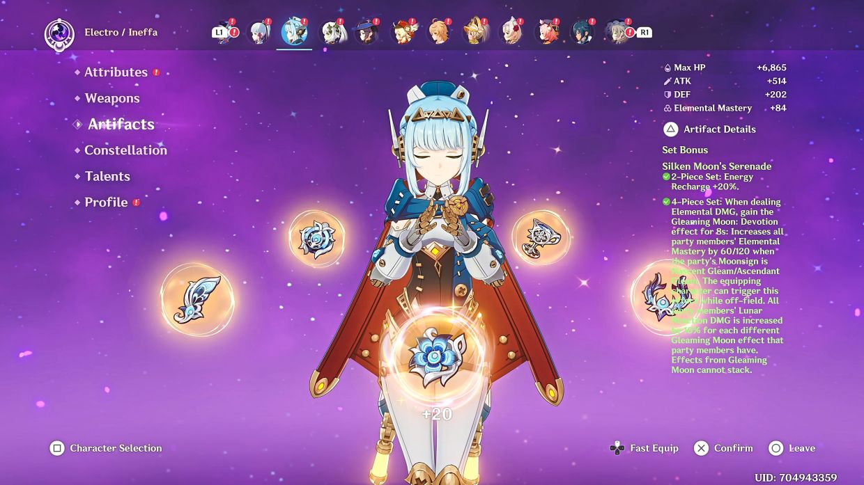 In Genshin Impact, before you can actually enjoy the game, you have to level up your character’s level, their weapon, their accessories, and their talents. — miHoYo