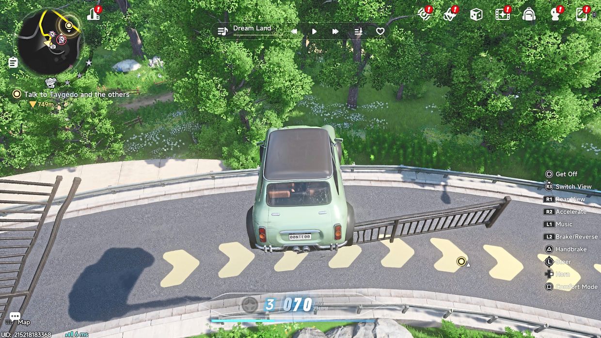 Shaun's Driving Protip: with enough determination and a dream, you can turn any car into a flying vehicle. Briefly.