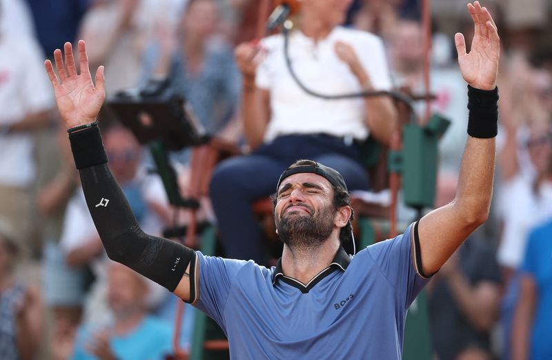 Tennis-Berrettini rediscovering his confidence after years of doubt