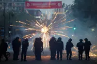 Jubilant PSG supporters spill onto Paris streets, some clashes with police