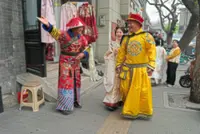Dressing visitors in ancient styles