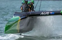 Sailing-Australia claims third straight SailGP victory after tense New York final