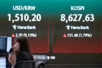South Korean shares hit record on export surge, Nvidia optimism