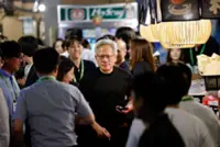 Nvidia courts Korea's tech giants at Taipei dinner as AI push deepens
