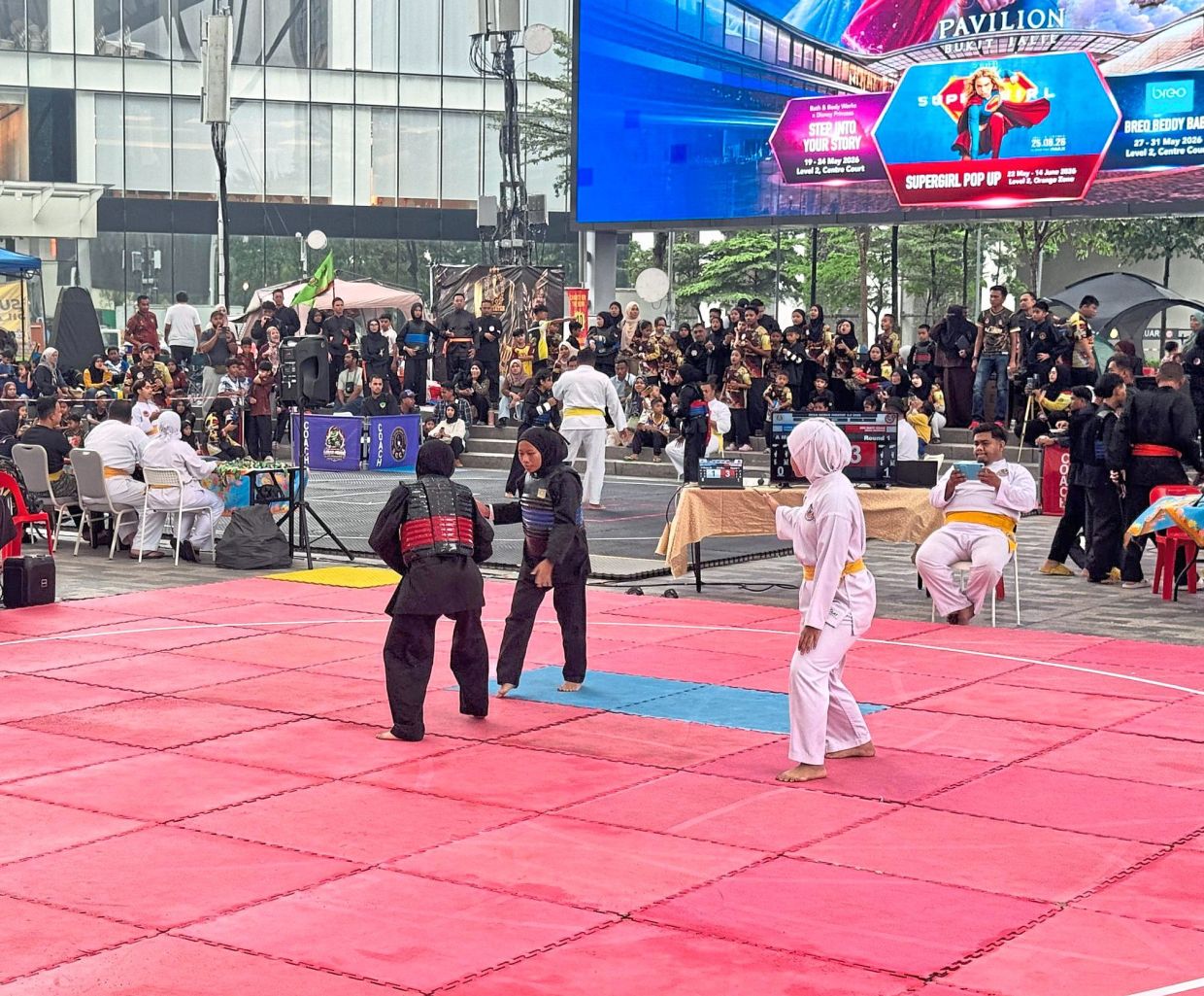 Silat contestants showcase their skills during one of the many crowd-pulling activities held throughout the three-day festival.