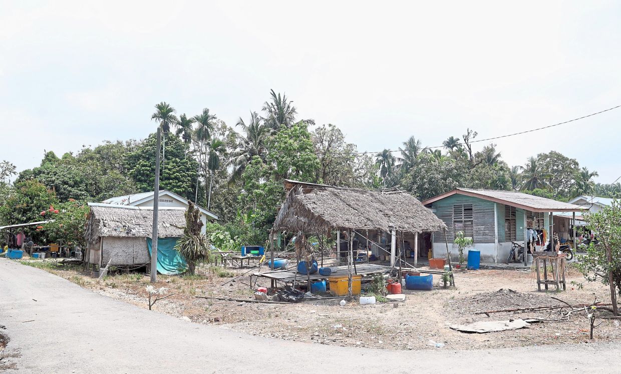 Kampung Orang Asli Sungai Kurau villagers fear that developments around their village will affect their livelihoods.
