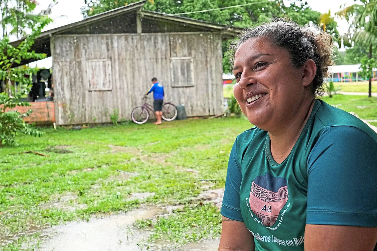 Lod, a Galibi representative on Oiapoque’s Indigenous council, at her home on Galibi indigenous land, in Oiapoque. — AP