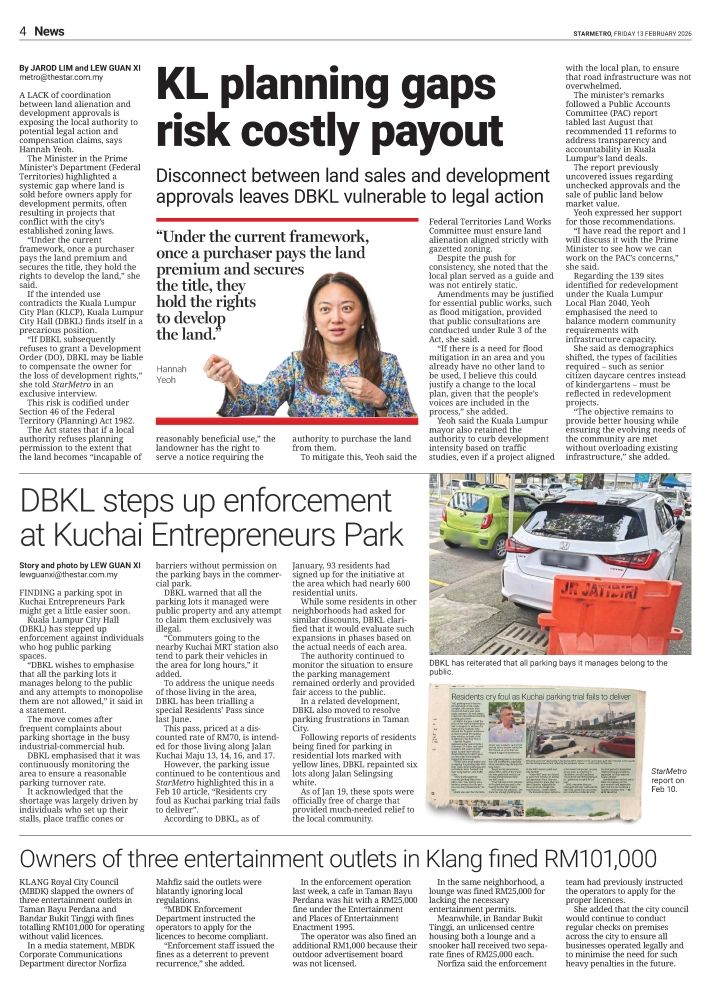Cheras Federal Territories Residents’ Representative Council committee member Sukhdev Singh Cheema said loopholes in the existing system leave these vital spaces vulnerable.