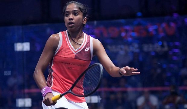 World No. 5 Sivasangari had to fight her way back from losing the opening game to the world No. 30, but secured the 10-12, 11-2, 11-8, 11-9 win in 46 minutes in Birmingham.