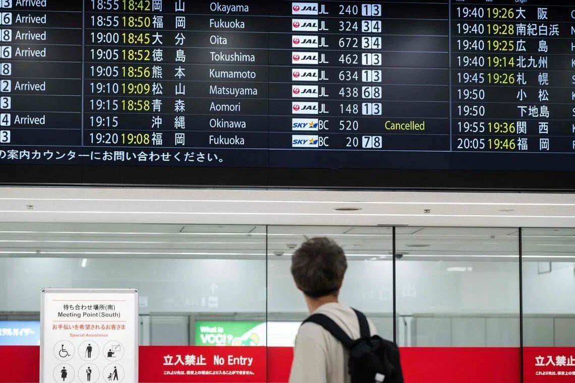At least 14 Singapore Airlines (SIA) flights on Tuesday (June 2) and Wednesday (June 3) will be rescheduled after Typhoon Jangmi approached Japan.