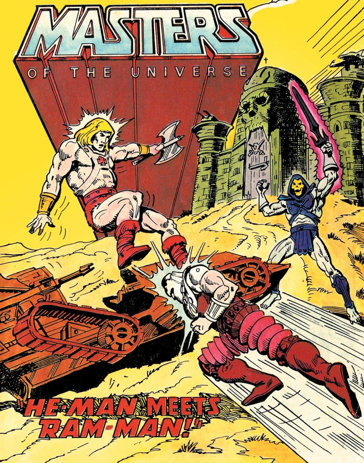 The He-Man mini-comics that came with the toys helped establish the universe. — Photo: Mattel