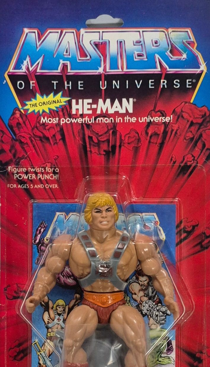 The vintage He-Men toys were highly sought after at the time.— Photo: Mattel