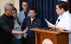 Philippine graft arrest paralyses Senate, clouding Duterte trial