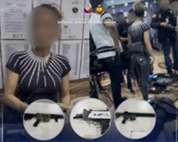 Woman in Philippines busted for illegal sale of high-powered firearms in Makati