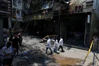 Fire in Delhi hotel kills at least 21, police say