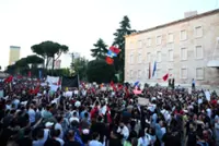 Albanians protest over Kushner-linked luxury resort on pristine coastline