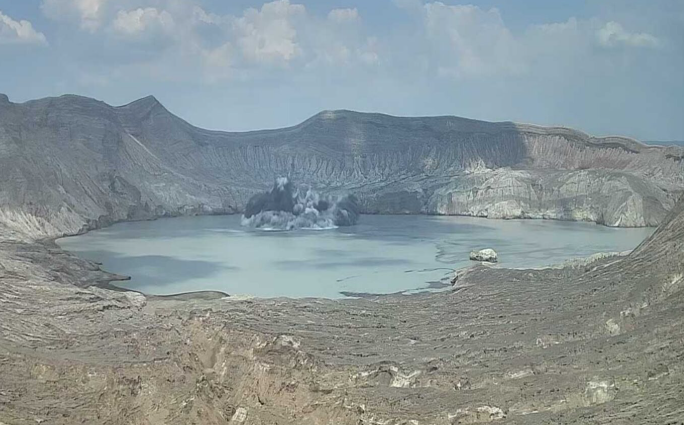 Phivolcs said the eruptive activity occurred at 1:02am, although the agency did not indicate how long the event lasted.