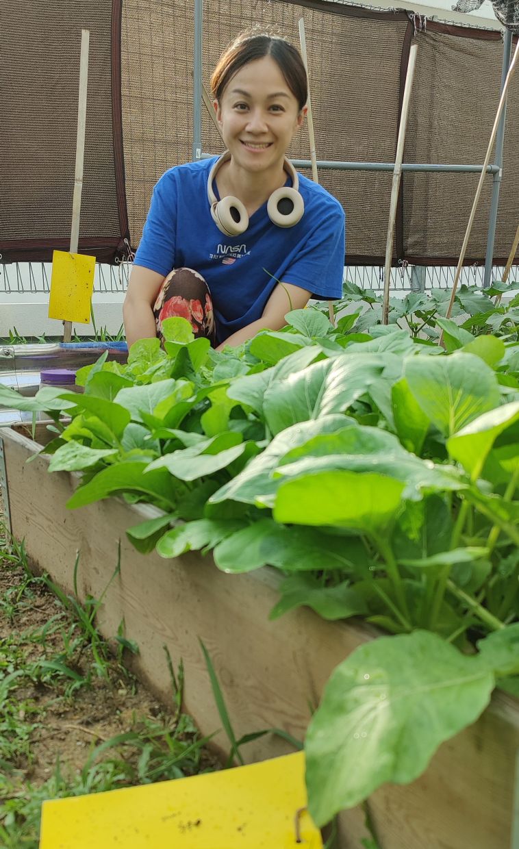 Growing up watching her mother and grandmother garden, Ong is naturally drawn to doing the same. Photo: Ong Joo Ann