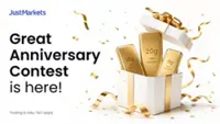 Trading platform JustMarkets celebrates its 14th anniversary with a bumper contest