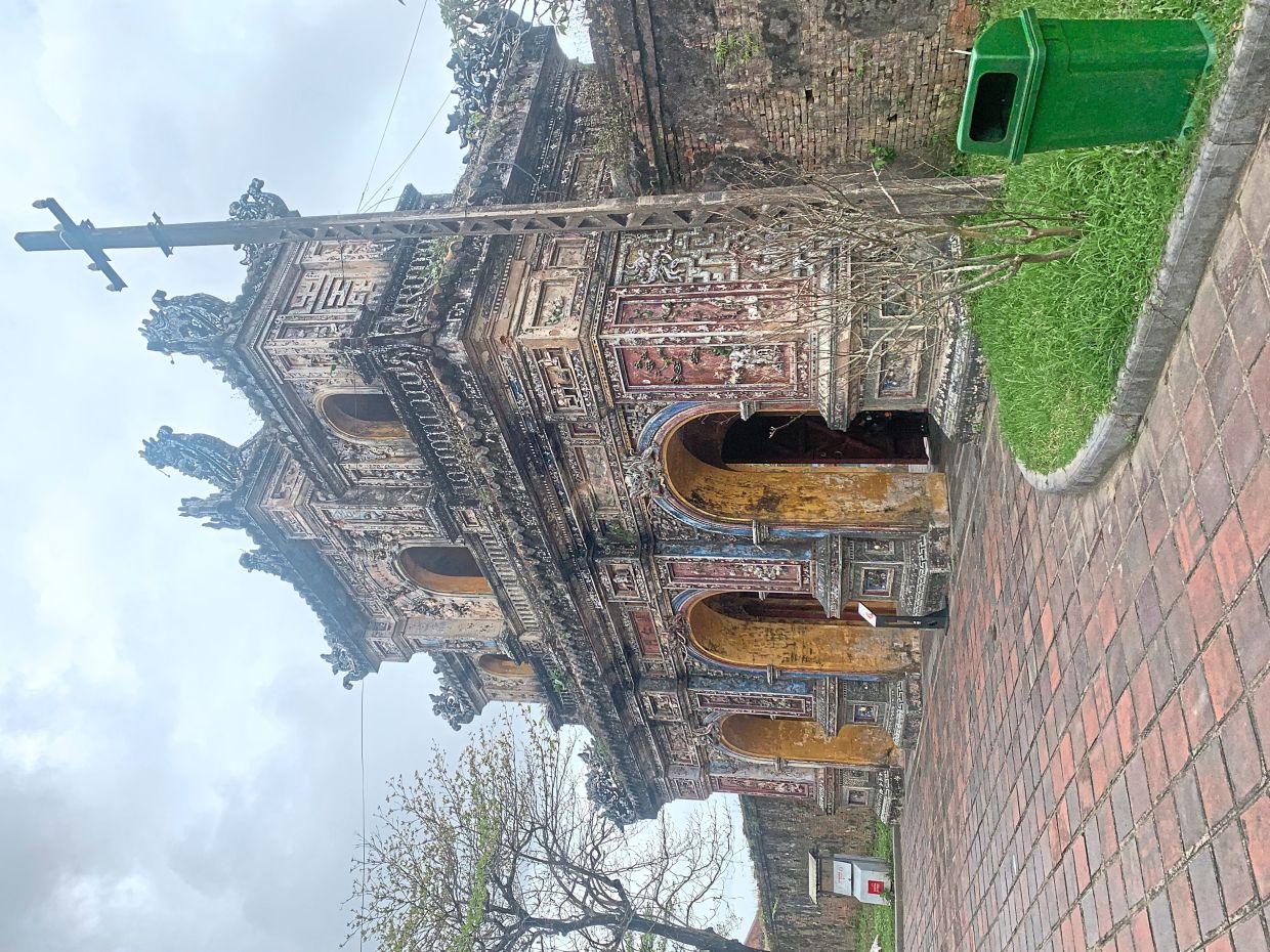 The gate of the Imperial City in Hue.