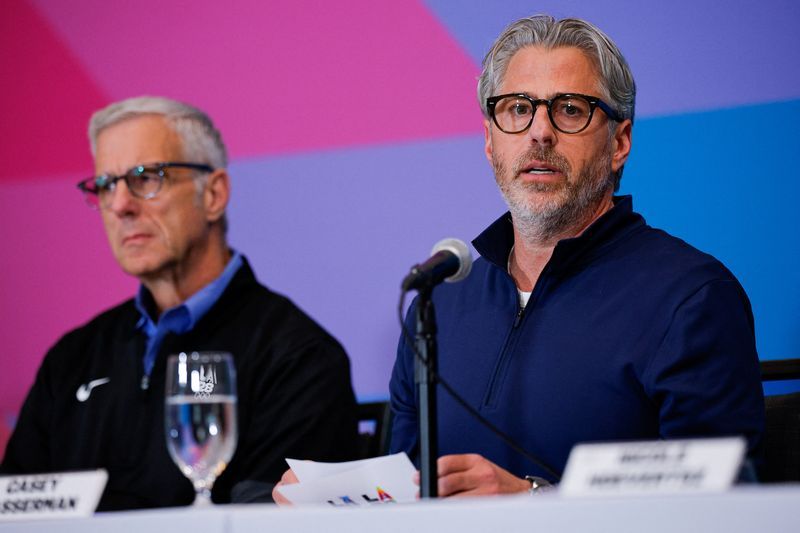 “No ​and yes,” Wasserman said in a press conference ⁠when asked whether he ​ever considered stepping down from the board.