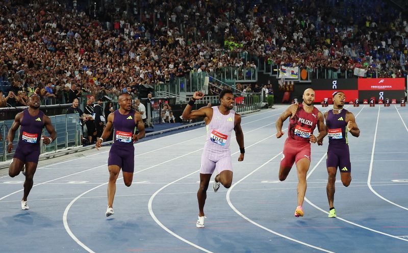 Athletics-Lyles storms to victory, Alfred beats Jefferson-Wooden at Rome ...