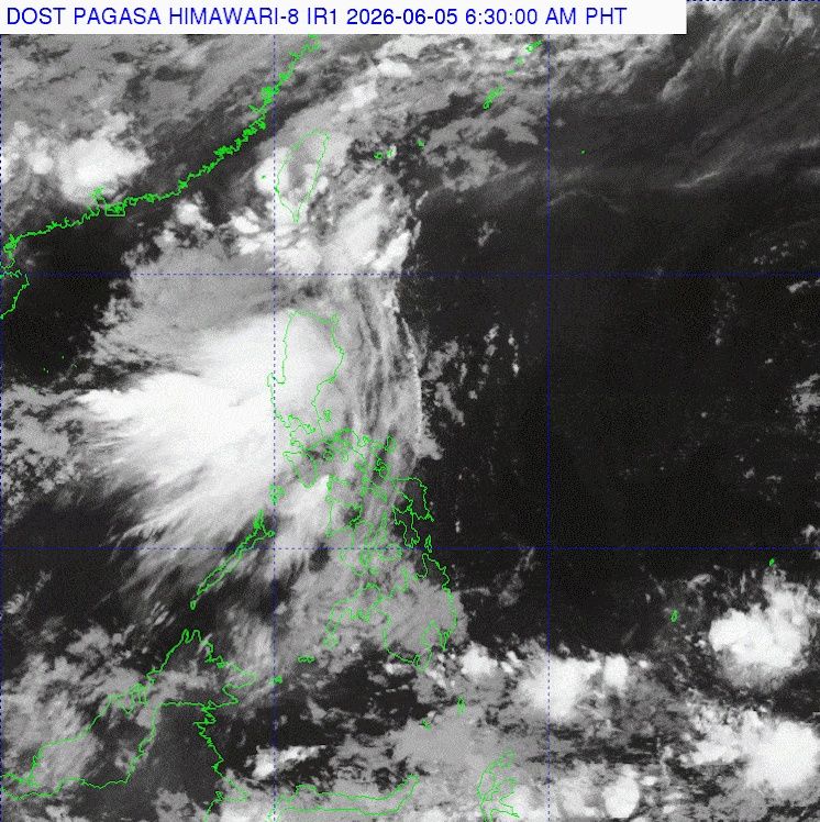 The low pressure area (LPA) inside the Philippine Area of Responsibility (PAR) has intensified into Tropical Depression Ester early Friday (June 5).