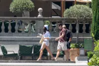 Newlyweds Dua Lipa and Callum Turner arrive in Sicily for wedding celebrations