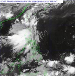 Tropical depression forms inside Philippines; Signal No. 1 in northern Batanes