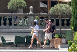 Newlyweds Dua Lipa and Callum Turner arrive in Sicily for wedding celebrations