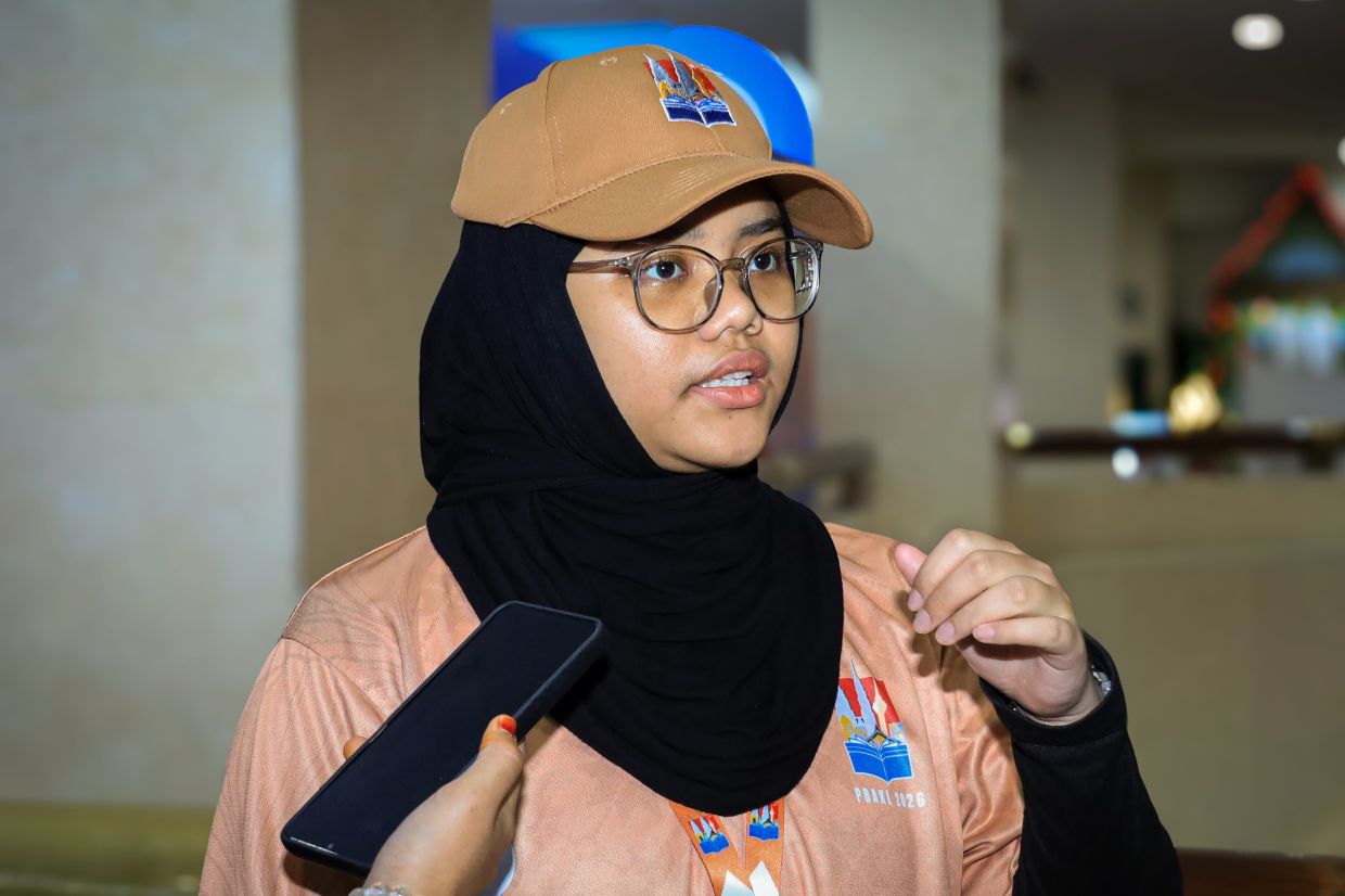 After discovering the programme on social media, Nurdamia embraced a new volunteering opportunity outside her comfort zone. Photo: Bernama
