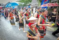 Marching through the ages for Gawai Dayak festival
