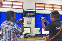 Volcano erupts, closing airport