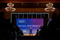Hegseth, at D-Day event, says Europe faces 'invasion' of dangerous ideologies