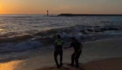 Two swept away by waves at beach in Gangneung, South Korea