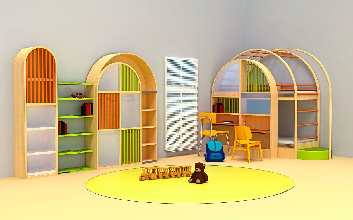 Transformational structure: Jessica’s ROEL reimagines bunk beds as a holistic living space, supporting play, study and rest.