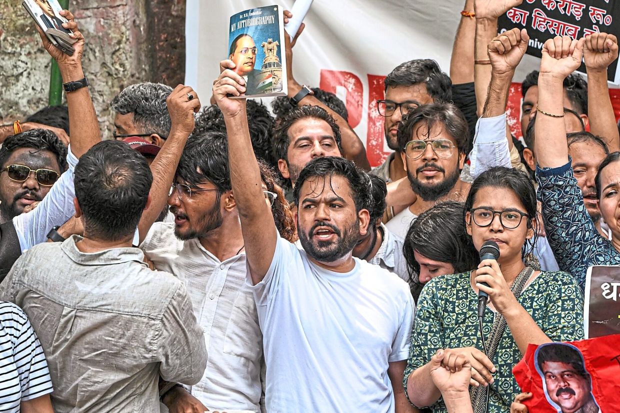Hundreds of young students gathered in New Delhi for the fir