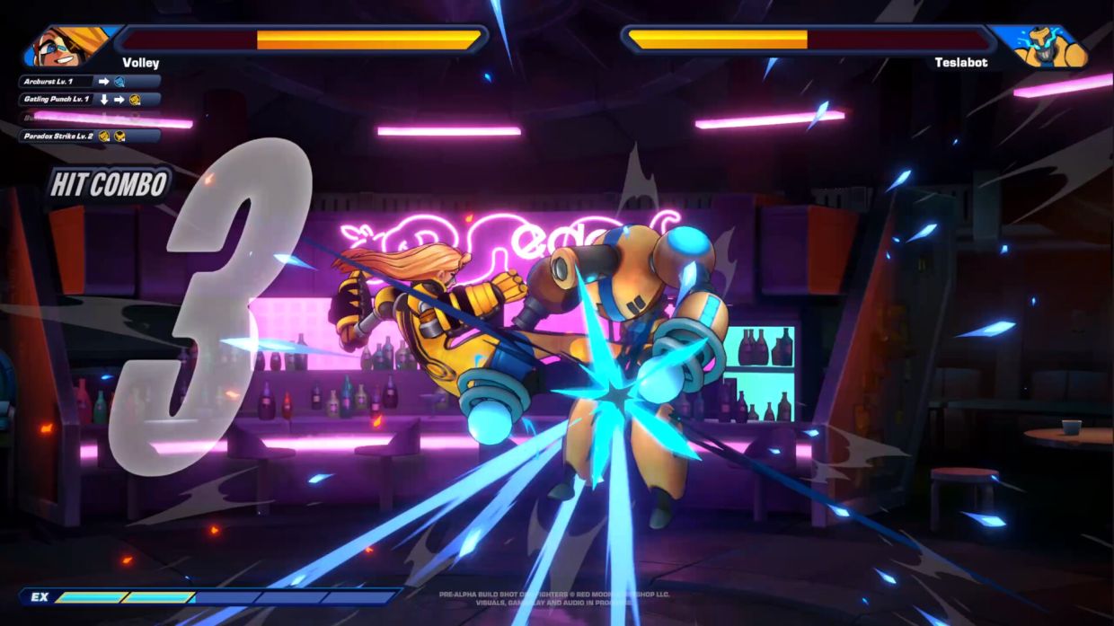 In Shot One Fighters, players pick their hero and build a moveset that helps them grow more powerful with each run. — Red Moon Workshop