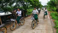 Pedalling for a greener future: Myanmar cyclists celebrate World Bicycle Day