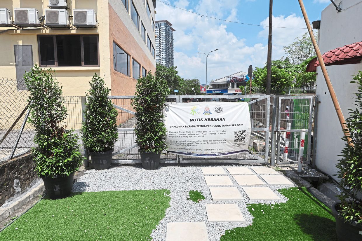 MBPJ placed banners at each lane to explain the project and to gather residents’ feedback.
