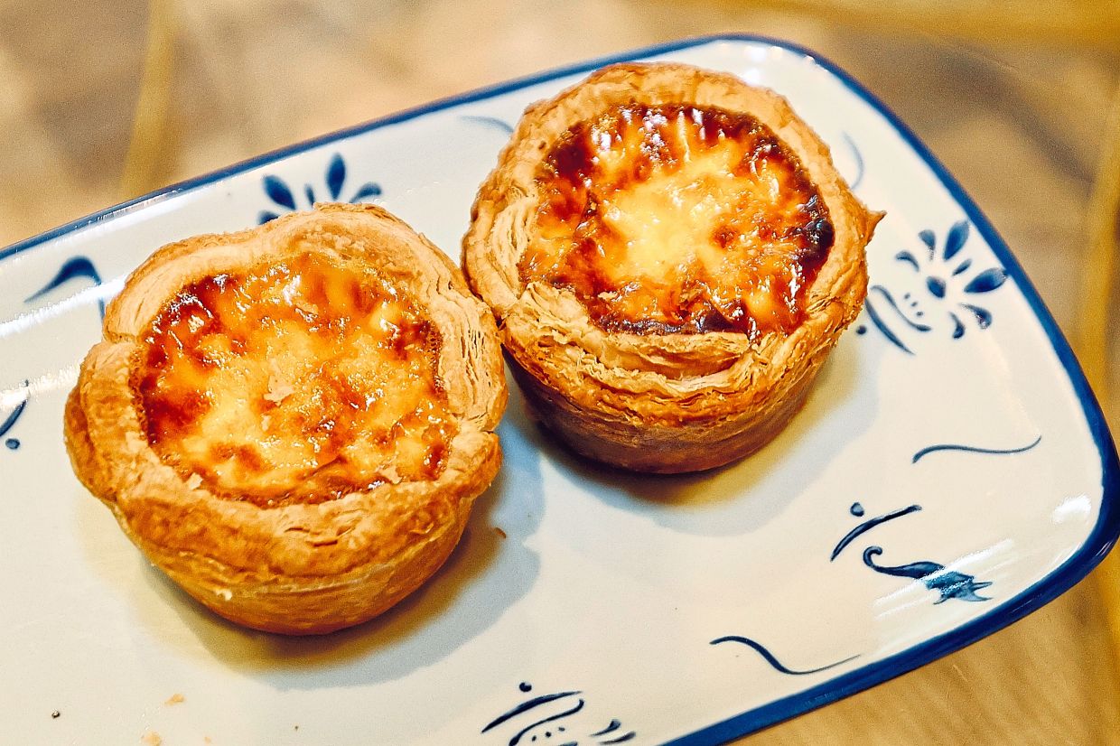 Flaky Egg Tarts.