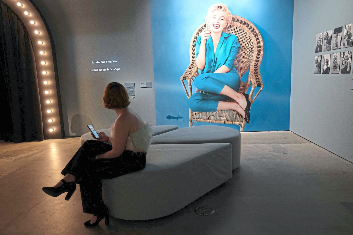 Marilyn Monroe: Hollywood Icon will run until February next year.Photo: AFP