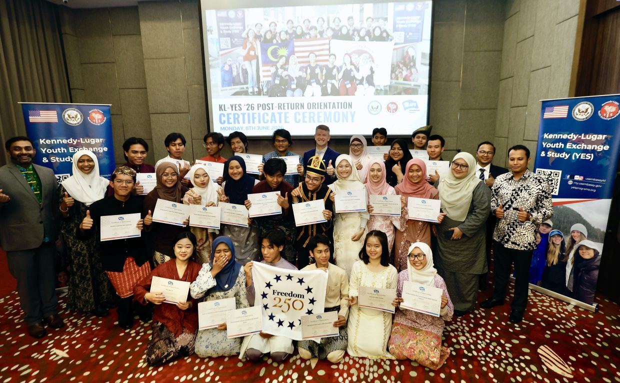 The students, who had just received their SPM results a few 