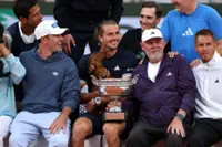 Tennis-We used to be losers, now we're Grand Slam champions, Zverev tells his faithful team
