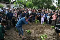 Seven-year-old boy killed in SUV-lorry collision buried this morning