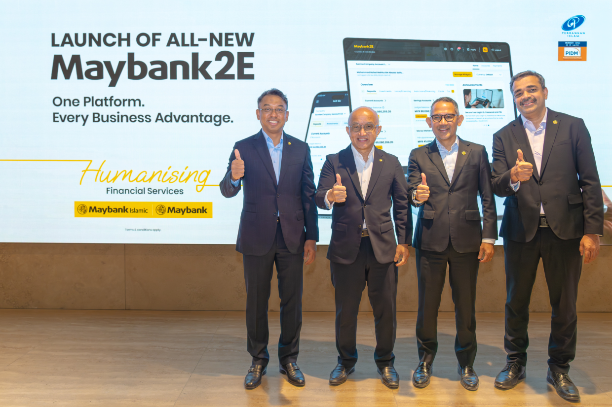 Accessible via web and M2E Biz app, the bank said M2E delive