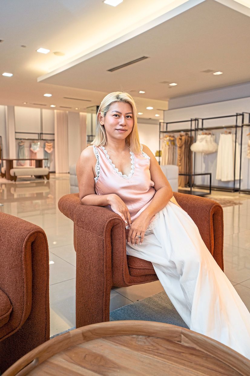 Vivian Quah still loves fashion after becoming a mother, but she is much more intentional about what she buys now. Photo: Brian Ray Siew